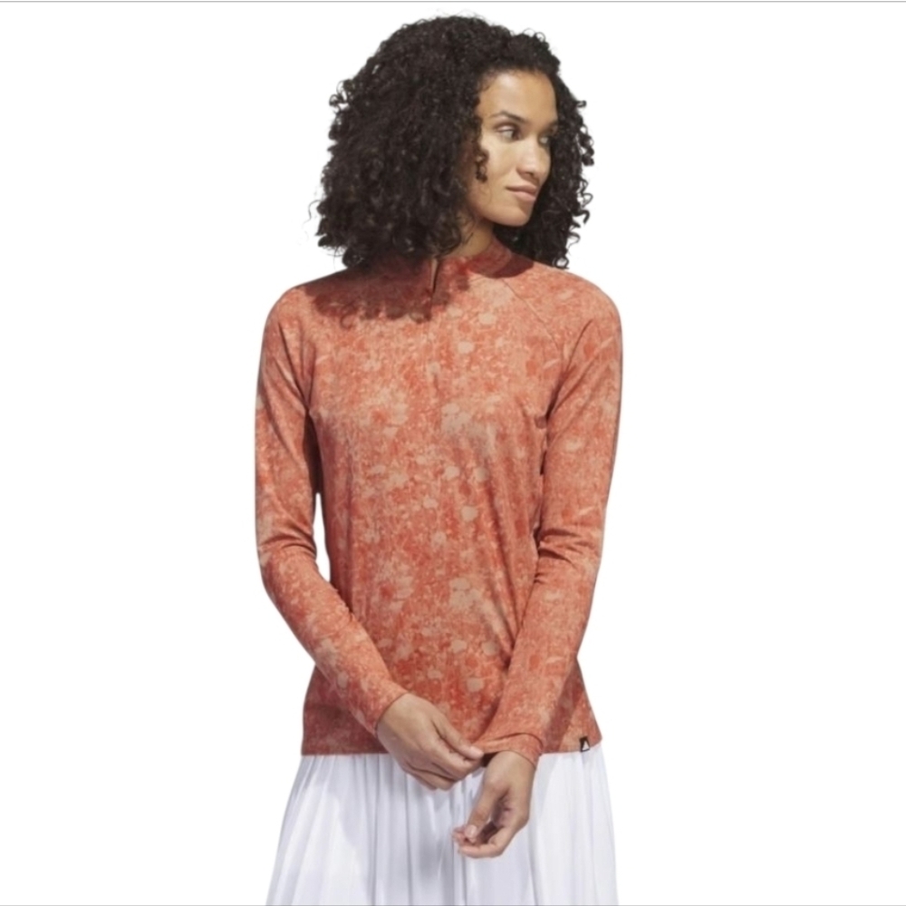 ADIDAS Golf Women's Long-Sleeve 1/4 Zip Top in Medium